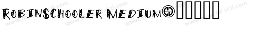 RobinSchooler Medium字体转换